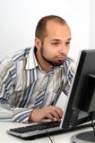 εργαζόμενες νεολαίες ατόμων επιχειρησιακών υπολογιστών στοκ εικόνα εργαζόμενες νεολαίες ατόμων επιχειρησιακών υπολογιστών στοκ εικόνα