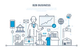 Εργασία επιχειρησιακών ομάδων και B2B, μάρκετινγκ, πωλήσεις, συναλλαγές, ηλεκτρονικές εμπορικές συναλλαγές απεικόνιση αποθεμάτων Εργασία επιχειρησιακών ομάδων και B2B, μάρκετινγκ, πωλήσεις, συναλλαγές, ηλεκτρονικές εμπορικές συναλλαγές απεικόνιση αποθεμάτων