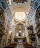 Εσωτερική θέα Santissima Annunziata Church σε Sulmona, επαρχία Λ ` Aquila, Abruzzo, κεντρική Ιταλία στοκ φωτογραφίες με δικαίωμα ελεύθερης χρήσης Εσωτερική θέα Santissima Annunziata Church σε Sulmona, επαρχία Λ ` Aquila, Abruzzo, κεντρική Ιταλία στοκ φωτογραφίες με δικαίωμα ελεύθερης χρήσης