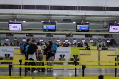 Εσωτερικό του αερολιμένα της Μανίλα στις Φιλιππίνες στοκ εικόνες Εσωτερικό του αερολιμένα της Μανίλα στις Φιλιππίνες στοκ εικόνες