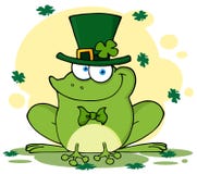 ευτυχές leprechaun βατράχων ανασκόπησης απεικόνιση αποθεμάτων ευτυχές leprechaun βατράχων ανασκόπησης απεικόνιση αποθεμάτων