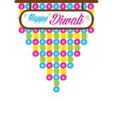 Ευτυχές σχέδιο χαιρετισμού diwali απεικόνιση αποθεμάτων Ευτυχές σχέδιο χαιρετισμού diwali απεικόνιση αποθεμάτων
