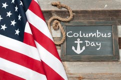 Ευτυχής ημέρα του Columbus κράτη σημαίας που ενώνονται στοκ εικόνες με δικαίωμα ελεύθερης χρήσης Ευτυχής ημέρα του Columbus κράτη σημαίας που ενώνονται στοκ εικόνες με δικαίωμα ελεύθερης χρήσης