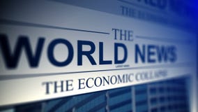 Εφημερίδα με τους τίτλους παγκόσμιων ειδήσεων απεικόνιση αποθεμάτων Εφημερίδα με τους τίτλους παγκόσμιων ειδήσεων απεικόνιση αποθεμάτων