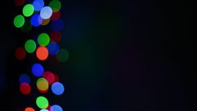 Ζωηρόχρωμο κυκλικό bokeh στην αριστερή πλευρά στοκ φωτογραφία Ζωηρόχρωμο κυκλικό bokeh στην αριστερή πλευρά στοκ φωτογραφία