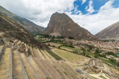 Η αρχαιολογική περιοχή σε Ollantaytambo, πόλη Inca της ιερής κοιλάδας, σημαντικός προορισμός ταξιδιού στην περιοχή Cusco, του Περ στοκ εικόνες Η αρχαιολογική περιοχή σε Ollantaytambo, πόλη Inca της ιερής κοιλάδας, σημαντικός προορισμός ταξιδιού στην περιοχή Cusco, του Περ στοκ εικόνες