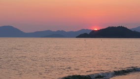 Ηλιοβασίλεμα timelapse, ήλιος που θέτει το θερμό βράδυ, ημέρα στη νύχτα απόθεμα βίντεο Ηλιοβασίλεμα timelapse, ήλιος που θέτει το θερμό βράδυ, ημέρα στη νύχτα απόθεμα βίντεο