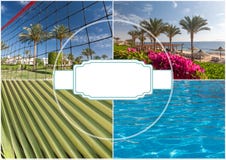 Η παραλία στο ξενοδοχείο πολυτελείας, Sheikh Sharm EL, Αίγυπτος στοκ φωτογραφία Η παραλία στο ξενοδοχείο πολυτελείας, Sheikh Sharm EL, Αίγυπτος στοκ φωτογραφία