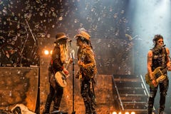 Η φρίκη της Alice Cooper παρουσιάζει στοκ φωτογραφίες Η φρίκη της Alice Cooper παρουσιάζει στοκ φωτογραφίες