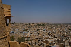 Η χρυσή πόλη Jaisalmer στο Rajasthan, Ινδία στοκ φωτογραφίες Η χρυσή πόλη Jaisalmer στο Rajasthan, Ινδία στοκ φωτογραφίες