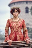 Η όμορφη Isabella της Γαλλίας, βασίλισσα της Αγγλίας στην περίοδο Μεσαιώνων στοκ φωτογραφίες Η όμορφη Isabella της Γαλλίας, βασίλισσα της Αγγλίας στην περίοδο Μεσαιώνων στοκ φωτογραφίες
