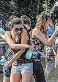 Ημέρα πάλης νερού που γιορτάζεται στην οδό του Βουκουρεστι'ου Ημέρα πάλης νερού που γιορτάζεται στην οδό του Βουκουρεστι'ου
