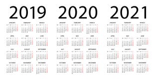 Ημερολόγιο 2019 2020 2021 - απεικόνιση Ενάρξεις εβδομάδας τη Δευτέρα απεικόνιση αποθεμάτων Ημερολόγιο 2019 2020 2021 - απεικόνιση Ενάρξεις εβδομάδας τη Δευτέρα απεικόνιση αποθεμάτων
