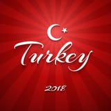 Ημισέληνος και αστέρι της Τουρκίας επιγραφής σημαιών της Τουρκίας σε ένα υπόβαθρο της ομαλής σημαίας κόκκινων γραμμών του αφηρημέ ελεύθερη απεικόνιση δικαιώματος Ημισέληνος και αστέρι της Τουρκίας επιγραφής σημαιών της Τουρκίας σε ένα υπόβαθρο της ομαλής σημαίας κόκκινων γραμμών του αφηρημέ ελεύθερη απεικόνιση δικαιώματος