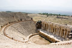 Θέατρο Antic σε Hierapolis Στοκ Εικόνες