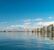 Θεσσαλονίκη/Ελλάδα στις 11 Απριλίου 2019: πυροβοληθείς της παραλίας Θεσσ στοκ φωτογραφία με δικαίωμα ελεύθερης χρήσης Θεσσαλονίκη/Ελλάδα στις 11 Απριλίου 2019: πυροβοληθείς της παραλίας Θεσσ στοκ φωτογραφία με δικαίωμα ελεύθερης χρήσης