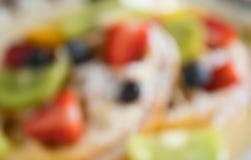 Θόλωμα του Fruity υποβάθρου επιδορπίων βαφλών ύφους για το σχέδιο στοκ φωτογραφίες Θόλωμα του Fruity υποβάθρου επιδορπίων βαφλών ύφους για το σχέδιο στοκ φωτογραφίες