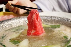 Ιαπωνικό ύφος hotpot shabu-Shabu στοκ φωτογραφίες Ιαπωνικό ύφος hotpot shabu-Shabu στοκ φωτογραφίες