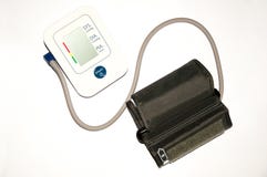 Ιατρικό tonometer, μετρητής πίεσης του αίματος που απομονώνεται στο λευκό στοκ εικόνα Ιατρικό tonometer, μετρητής πίεσης του αίματος που απομονώνεται στο λευκό στοκ εικόνα
