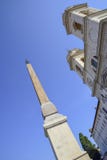 Ιταλία Ρώμη Εκκλησία της πιό ιερής τριάδας των βουνών στοκ εικόνα Ιταλία Ρώμη Εκκλησία της πιό ιερής τριάδας των βουνών στοκ εικόνα