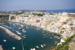ιταλική θάλασσα procida της Νάπ&omicron στοκ φωτογραφία ιταλική θάλασσα procida της Νάπ&omicron στοκ φωτογραφία