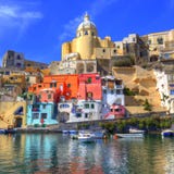 ιταλική θάλασσα procida της Νάπ&omicron στοκ φωτογραφία ιταλική θάλασσα procida της Νάπ&omicron στοκ φωτογραφία