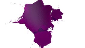 Ιώδεις πτώσεις σταγονίδιων μελανιού στην άσπρη επιφάνεια τρισδιάστατος δώστε το υγρό όπως το χυμό με την πολύ υψηλή λεπτομέρεια κ διανυσματική απεικόνιση Ιώδεις πτώσεις σταγονίδιων μελανιού στην άσπρη επιφάνεια τρισδιάστατος δώστε το υγρό όπως το χυμό με την πολύ υψηλή λεπτομέρεια κ διανυσματική απεικόνιση