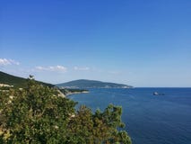 Κάπου μεταξύ Gelendzhik και του Νοβορωσίσκ στοκ φωτογραφία Κάπου μεταξύ Gelendzhik και του Νοβορωσίσκ στοκ φωτογραφία