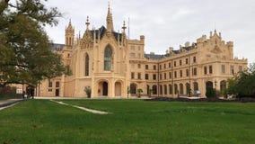 Κάστρο Lednice το φθινόπωρο, Δημοκρατία της Τσεχίας, νότια Μοραβία φιλμ μικρού μήκους Κάστρο Lednice το φθινόπωρο, Δημοκρατία της Τσεχίας, νότια Μοραβία φιλμ μικρού μήκους