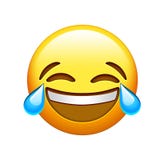 Κίτρινο γέλιο προσώπου Emoji lol και φωνάζοντας εικονίδιο δακρυ'ων απεικόνιση αποθεμάτων Κίτρινο γέλιο προσώπου Emoji lol και φωνάζοντας εικονίδιο δακρυ'ων απεικόνιση αποθεμάτων