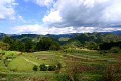 Καλλιεργώντας το χωριό κατά μήκος Kumano Kodo, κοντά σε Tanabe σε Wakayama, Ιαπωνία Στοκ Φωτογραφία Καλλιεργώντας το χωριό κατά μήκος Kumano Kodo, κοντά σε Tanabe σε Wakayama, Ιαπωνία Στοκ Φωτογραφία