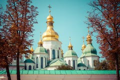 Καθεδρικός ναός Αγίου Sophia ` s, Kyiv, Ουκρανία Ένα από το παλαιότερο churc στοκ εικόνα Καθεδρικός ναός Αγίου Sophia ` s, Kyiv, Ουκρανία Ένα από το παλαιότερο churc στοκ εικόνα