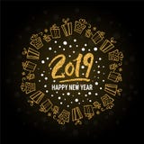 2019 καλή χρονιά Χειρόγραφο πρότυπο σχεδίου κειμένων Διανυσματικές απεικονίσεις clipart που απομονώνονται στο υπόβαθρο ελεύθερη απεικόνιση δικαιώματος 2019 καλή χρονιά Χειρόγραφο πρότυπο σχεδίου κειμένων Διανυσματικές απεικονίσεις clipart που απομονώνονται στο υπόβαθρο ελεύθερη απεικόνιση δικαιώματος