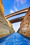 κανάλι corinth Ελλάδα στοκ εικόνες κανάλι corinth Ελλάδα στοκ εικόνες