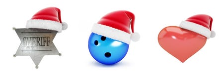 Καπέλο Santa που τίθεται σε μια άσπρη τρισδιάστατη απεικόνιση υποβάθρου, τρισδιάστατη απόδοση διανυσματική απεικόνιση Καπέλο Santa που τίθεται σε μια άσπρη τρισδιάστατη απεικόνιση υποβάθρου, τρισδιάστατη απόδοση διανυσματική απεικόνιση
