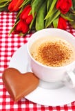 καρδιά φλυτζανιών καφέ σοκολάτας cappuccino Στοκ Φωτογραφίες καρδιά φλυτζανιών καφέ σοκολάτας cappuccino Στοκ Φωτογραφίες