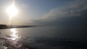 Καταπληκτική λίμνη Sevan παραδείσου απόθεμα βίντεο Καταπληκτική λίμνη Sevan παραδείσου απόθεμα βίντεο