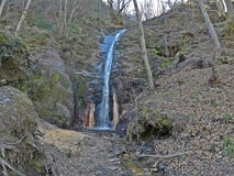 ΚαταÏÏάκτης Peñalba στοκ εικόνα ΚαταÏÏάκτης Peñalba στοκ εικόνα