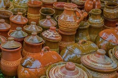 Κεραμικά δοχεία, παραδοσιακά περιοχή από του Sibiu, Τρανσυλβανία στοκ εικόνες Κεραμικά δοχεία, παραδοσιακά περιοχή από του Sibiu, Τρανσυλβανία στοκ εικόνες
