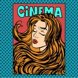 Κινηματογράφος ηρωΐδων ηθοποιών γυναικών αφισών κινηματογράφων διανυσματική απεικόνιση Κινηματογράφος ηρωΐδων ηθοποιών γυναικών αφισών κινηματογράφων διανυσματική απεικόνιση