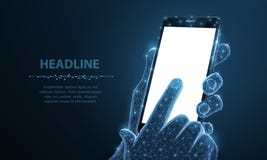 Κινητό τηλέφωνο Αφηρημένο polygonal κινητό τηλέφωνο κινηματογραφήσεων σε πρώτο πλάνο wireframe με την κενή άσπρη κενή οθόνη στο χ ελεύθερη απεικόνιση δικαιώματος Κινητό τηλέφωνο Αφηρημένο polygonal κινητό τηλέφωνο κινηματογραφήσεων σε πρώτο πλάνο wireframe με την κενή άσπρη κενή οθόνη στο χ ελεύθερη απεικόνιση δικαιώματος
