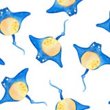 Κινούμενα σχέδια stingray Άνευ ραφής απεικόνιση κινούμενων σχεδίων υποβάθρου stingray του υποβάθρου θερινών παραλιών ελεύθερη απεικόνιση δικαιώματος Κινούμενα σχέδια stingray Άνευ ραφής απεικόνιση κινούμενων σχεδίων υποβάθρου stingray του υποβάθρου θερινών παραλιών ελεύθερη απεικόνιση δικαιώματος