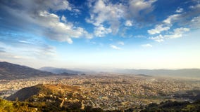 Κοιλάδα Pokhara στην ηλιόλουστη ημέρα Νεπάλ στοκ εικόνα Κοιλάδα Pokhara στην ηλιόλουστη ημέρα Νεπάλ στοκ εικόνα