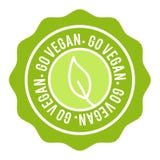 Κουμπί Vegan το διακριτικό πηγαίνει vegan Eps10 διανυσματικό έμβλημα ελεύθερη απεικόνιση δικαιώματος Κουμπί Vegan το διακριτικό πηγαίνει vegan Eps10 διανυσματικό έμβλημα ελεύθερη απεικόνιση δικαιώματος