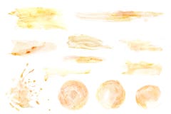 Κτύπημα βουρτσών Watercolor που απομονώνεται πέρα από το άσπρο υπόβαθρο ως αφηρημένο στοιχείο σχεδίου στοκ εικόνες Κτύπημα βουρτσών Watercolor που απομονώνεται πέρα από το άσπρο υπόβαθρο ως αφηρημένο στοιχείο σχεδίου στοκ εικόνες