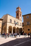 Κύριο τετράγωνο Pienza - της Τοσκάνης Ιταλία στοκ φωτογραφία με δικαίωμα ελεύθερης χρήσης Κύριο τετράγωνο Pienza - της Τοσκάνης Ιταλία στοκ φωτογραφία με δικαίωμα ελεύθερης χρήσης