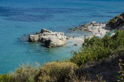 Λίγη παραλία Xigia στη Ζάκυνθο στοκ φωτογραφίες με δικαίωμα ελεύθερης χρήσης Λίγη παραλία Xigia στη Ζάκυνθο στοκ φωτογραφίες με δικαίωμα ελεύθερης χρήσης