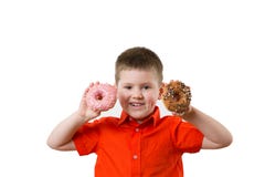 Λίγο ευτυχές χαριτωμένο αγόρι τρώει doughnut στον τοίχο υποβάθρου whte Το παιδί έχει τη διασκέδαση με doughnut Νόστιμα τρόφιμα γι στοκ εικόνες με δικαίωμα ελεύθερης χρήσης Λίγο ευτυχές χαριτωμένο αγόρι τρώει doughnut στον τοίχο υποβάθρου whte Το παιδί έχει τη διασκέδαση με doughnut Νόστιμα τρόφιμα γι στοκ εικόνες με δικαίωμα ελεύθερης χρήσης