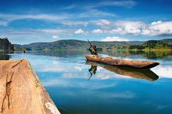 λίμνη Ουγκάντα bunyonyi λίμνη Ουγκάντα bunyonyi