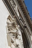 Λεπτομέρεια της χάραξης αγγέλου πετρών Arc de Triomphe, Παρίσι, Γαλλία στοκ φωτογραφίες με δικαίωμα ελεύθερης χρήσης Λεπτομέρεια της χάραξης αγγέλου πετρών Arc de Triomphe, Παρίσι, Γαλλία στοκ φωτογραφίες με δικαίωμα ελεύθερης χρήσης
